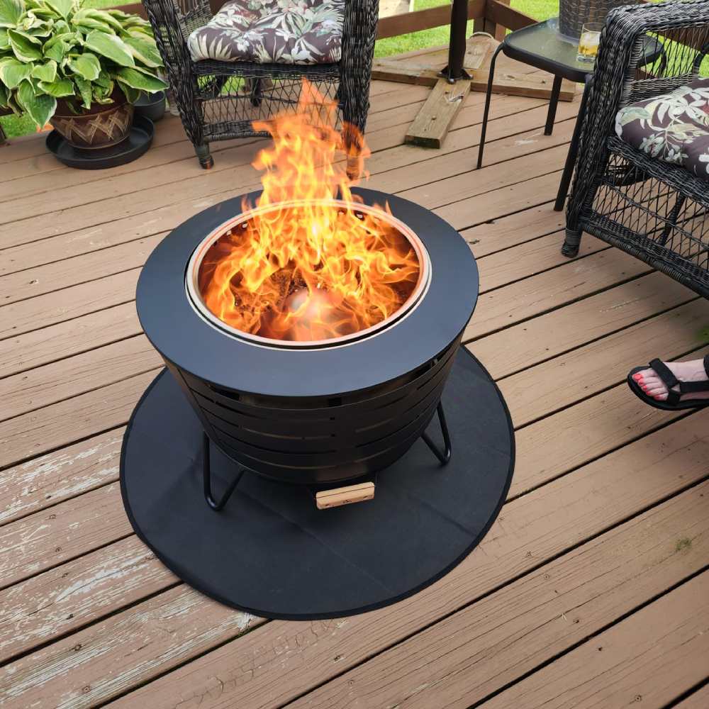 wood outdoor bonfire