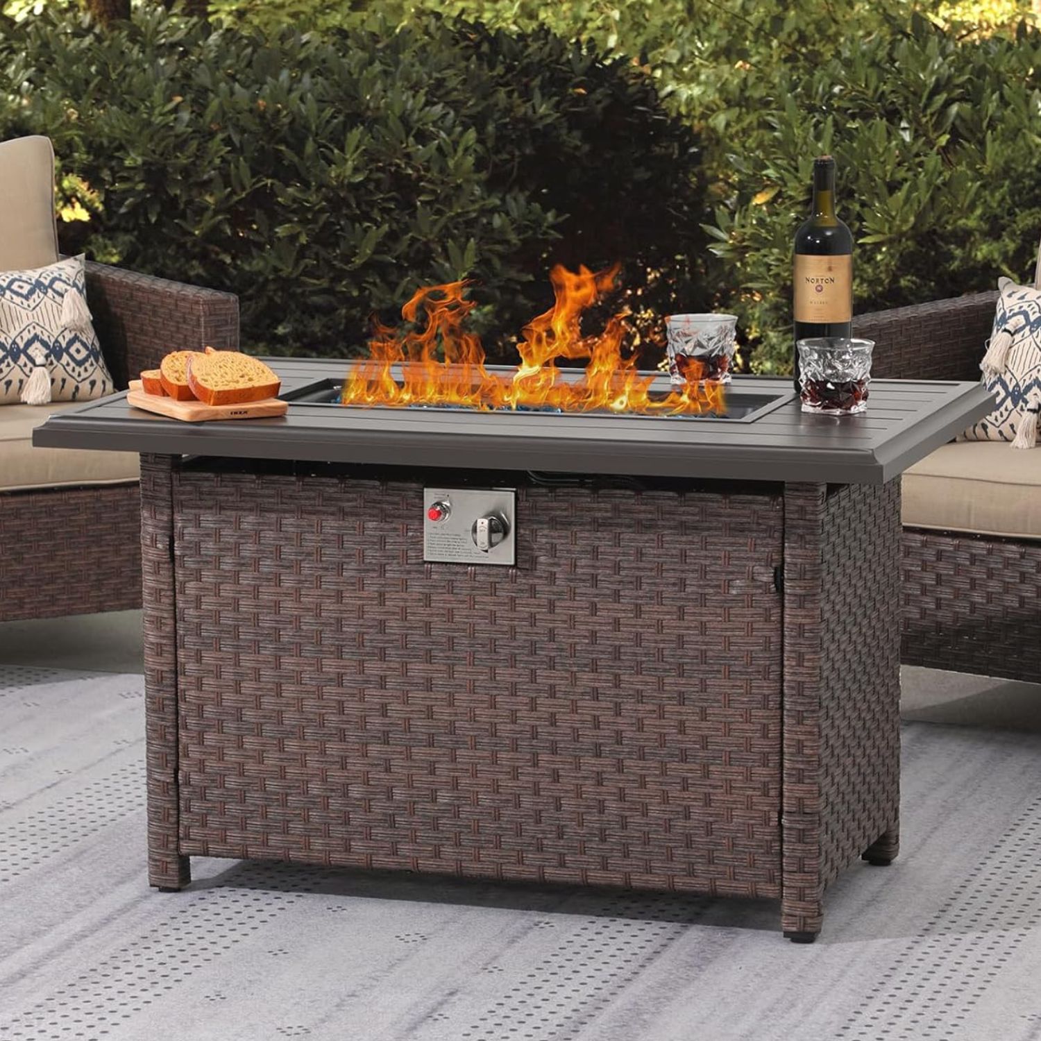 Fire Pit and Table